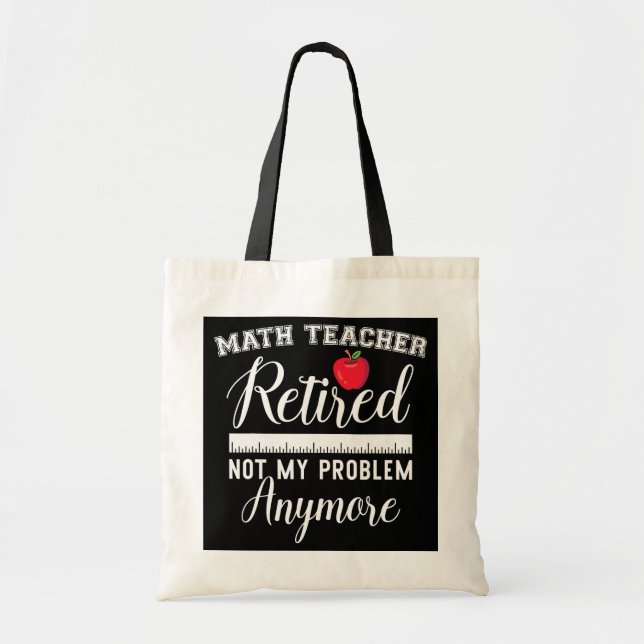 Tote Bag Enseignant à la retraite amusant à la retraite Édu (Devant)