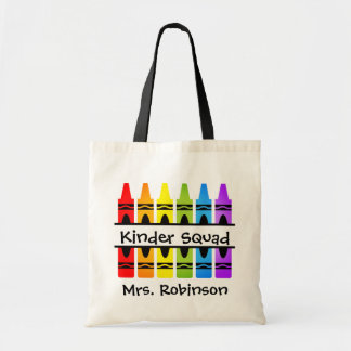 Tote Bag Enseignant Crayon de l'équipe de Kinder personnali