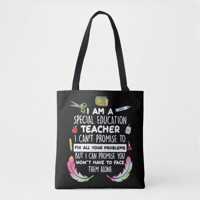 Tote Bag Enseignant de l'enseignement spécial Sensibilisati (Devant)