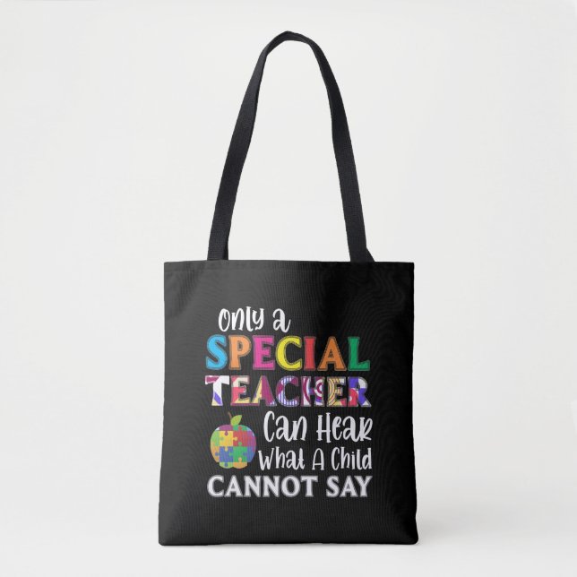 Tote Bag Enseignant spécialisé dans l'enseignement spécial  (Devant)
