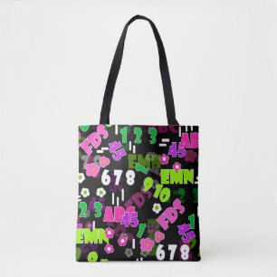 Tote Bag Enseignement de la texture mathématique physique é