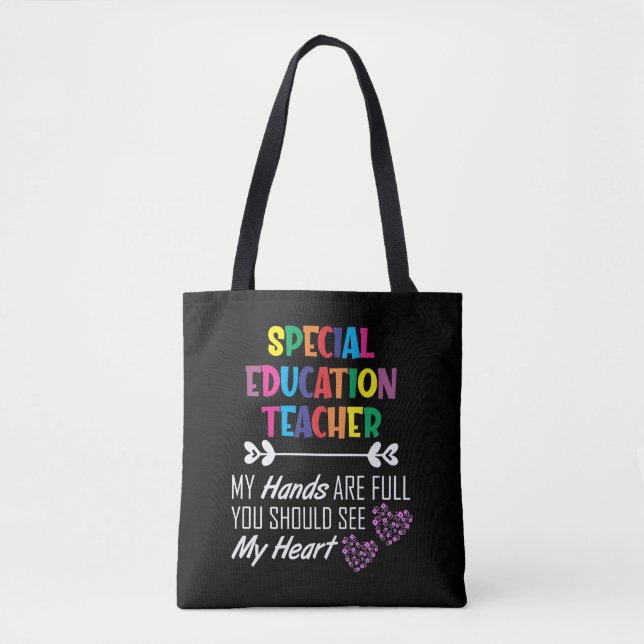 Tote Bag Enseignement spécial Enseignant Enseignement (Devant)