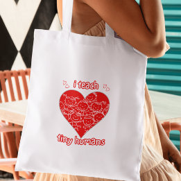 Tote Bag Enseigner aux petits humains enseignant de materne