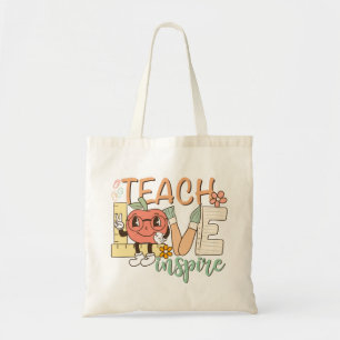 Tote Bag Enseigner l'inspiration de l'amour - fournitures s