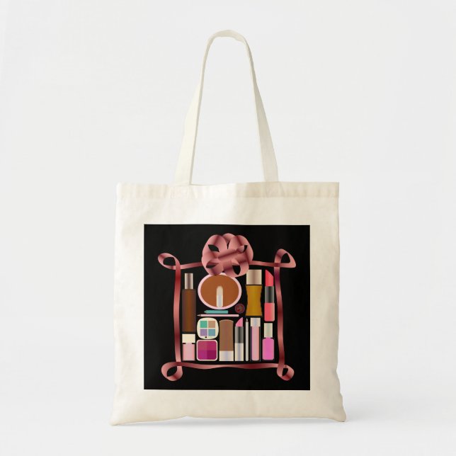 Tote Bag Ensemble de cosmétiques (Devant)