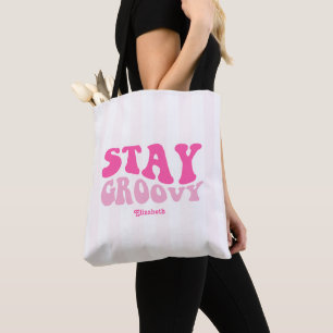 Tote Bag Enterrée de vie de jeune fille personnalisée Rose 