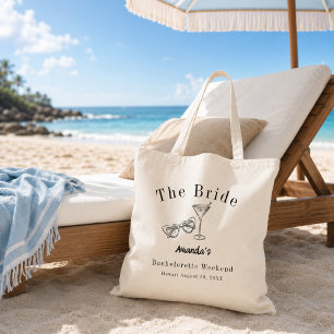 Tote Bag Enterrement de vie de jeune fille de la mariée sur