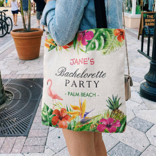 Tote Bag Enterrement de vie de jeune fille Flamant Tropical
