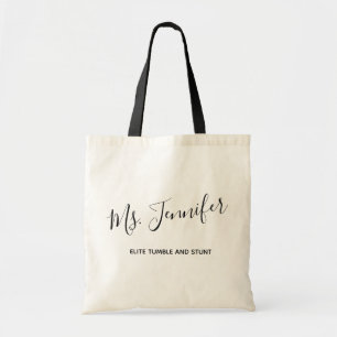 Tote Bag Entraîneur de chansons personnalisées et éléga