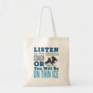 Tote Bag Entraîneur De Patinage Ice Figure Patinage Glace