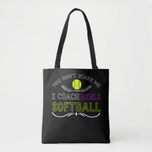 Tote Bag Entraîneur De Softball Filles Amusantes
