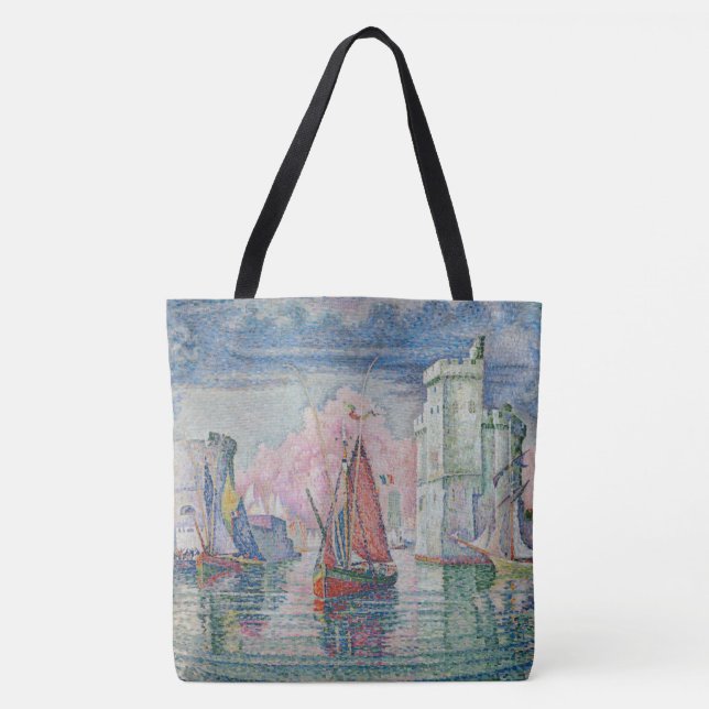 Tote Bag Entrance of La Rochelle Harbor, Paul Signac (Devant)
