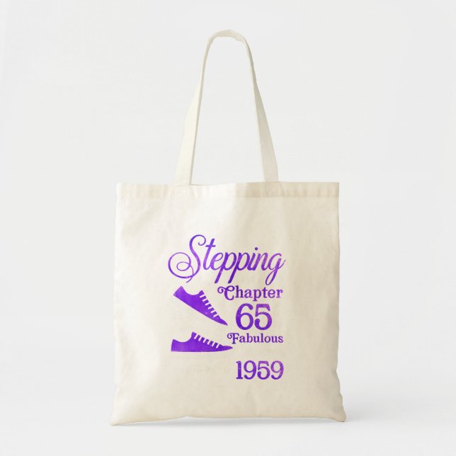 Tote Bag Entrée Dans Le Chapitre 65 Fabuleux Depuis 1959 65 (Devant)