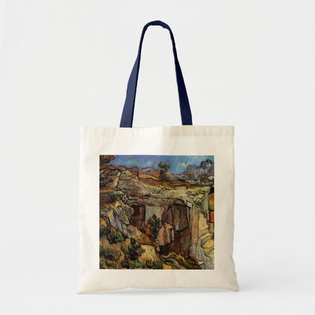 Tote Bag Entrée de Carrière, Saint-Remy par Vincent van Gog (Devant)