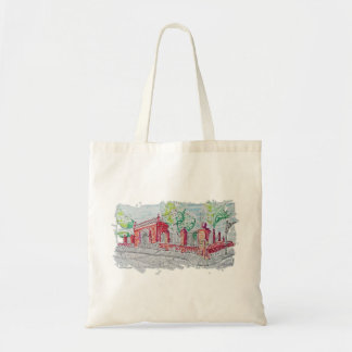 Tote Bag Entrée Historique en Brique Rouge
