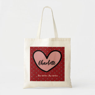Tote Bag Entreprise de logo tendance mignon doux Société co