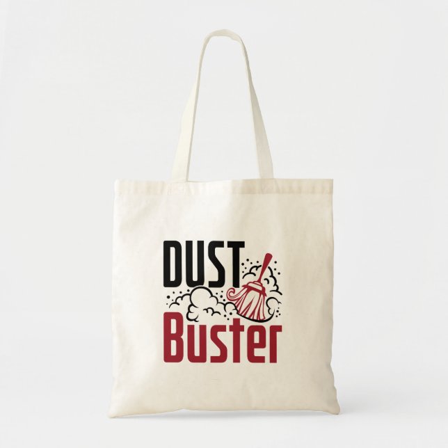 Tote Bag Entretien Ménagère Nettoyage Lady Dust Buster (Devant)