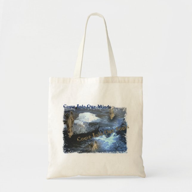 Tote Bag entrez dans nos esprits entrent dans nos âmes (Devant)