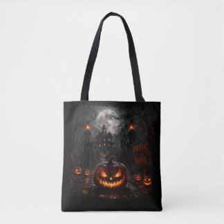 Tote Bag Entrez si vous osez – Cimetière ensorcelé d'Hallow