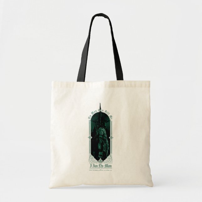 Tote Bag Éowyn Vs SAURON™ "I Am No Man" Rohan Graphic (Devant)