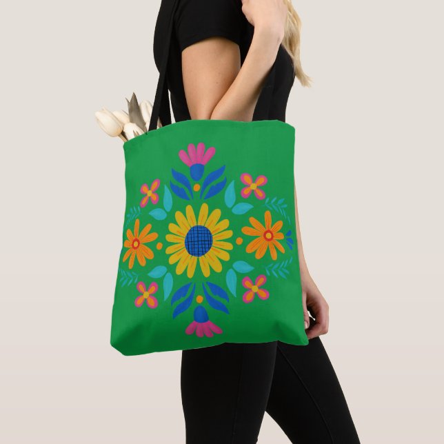 Tote Bag Épaule à thème Fiesta customisée (De près)