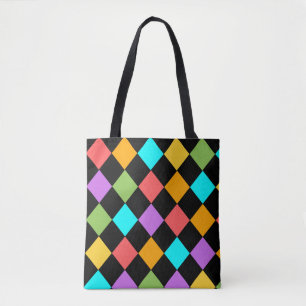 Tote Bag Épaule motif de design coloré