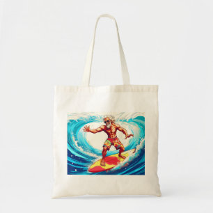 Tote Bag Epic Senior Surfer Riding Vagues avec style