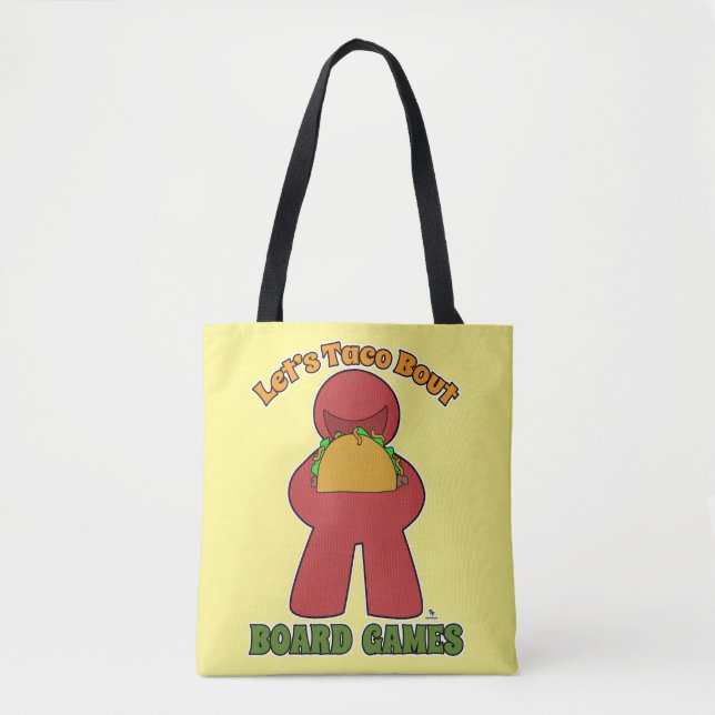 Tote Bag Epic Taco Bout Board Jeux Meeps Amusants (Devant)