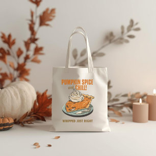 Tote Bag Épice citrouille et refroidissement drôle Thanksgi