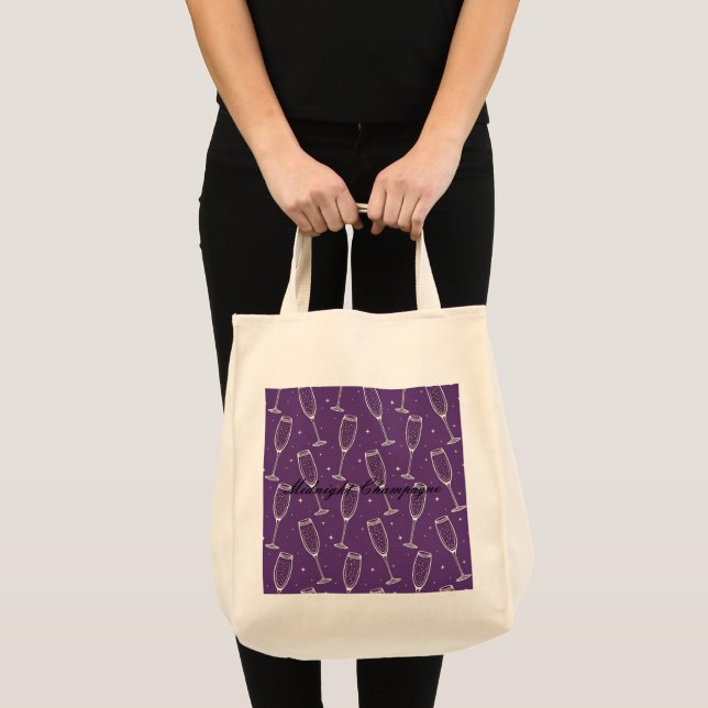 Tote Bag Épicerie de nuit en Champagne Fourre-tout (Devant (produit))
