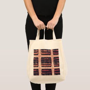 Tote Bag Épicerie écologique Lava Stripe Fourre-tout