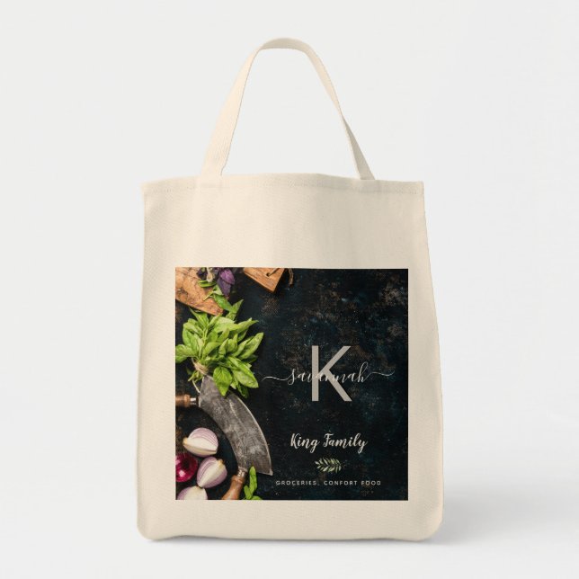 Tote Bag Épicerie familiale rustique végétarien alimentatio (Devant)
