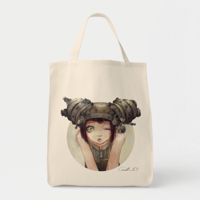 Tote Bag Épicerie Fourre-tout de clin d'oeil (Devant)