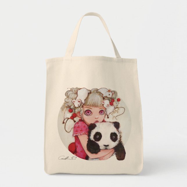 Tote Bag Épicerie Fourre-tout de duvet de fruit (Devant)