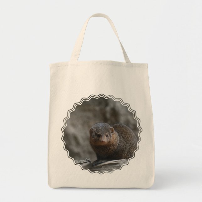 Tote Bag Épicerie Fourre-tout de mangouste (Devant)