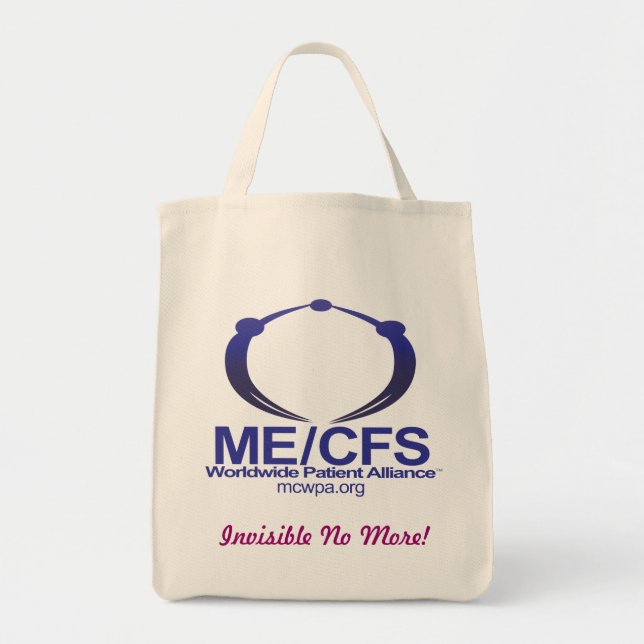 Tote Bag Épicerie Fourre-tout de MCWPA, invisible pas plus (Devant)
