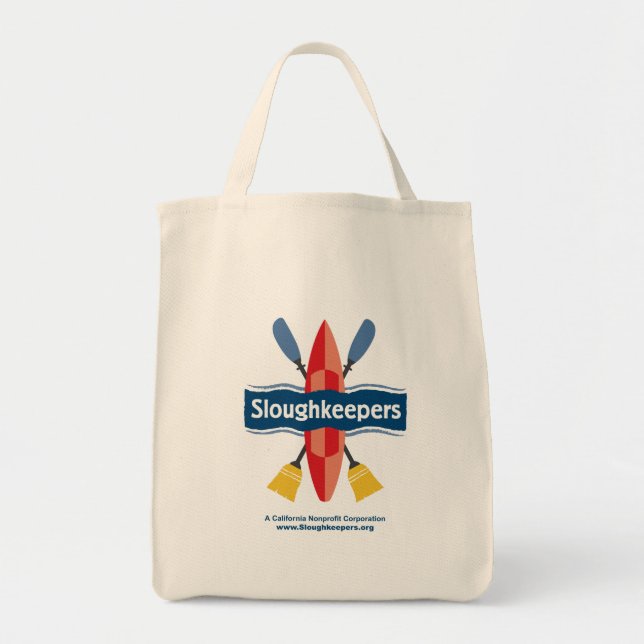 Tote Bag Épicerie Fourre-tout de Sloughkeepers--botom (Devant)