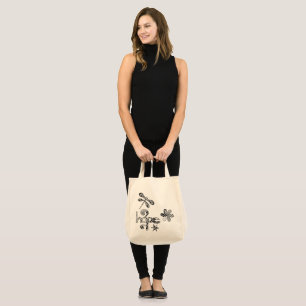 Tote Bag Épicerie fourre-tout de toile avec des conception
