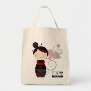 Tote Bag Épicerie gothique Fourre-tout de Kokeshi