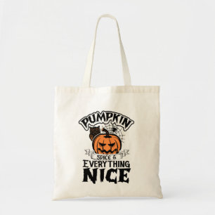Tote Bag Épices citrouilles et tout Nice - Halloween