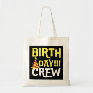 Tote Bag Équipage du jour de l'anniversaire