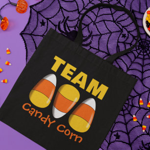 Tote Bag Équipe Candy Corn Halloween