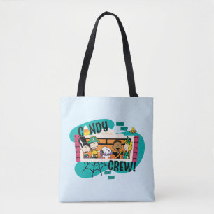 Tote Bag Équipe de bonbons Gang de Peanuts Halloween
