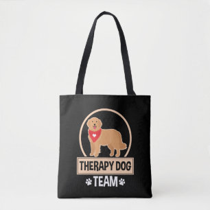 Tote Bag Équipe de chien thérapeutique