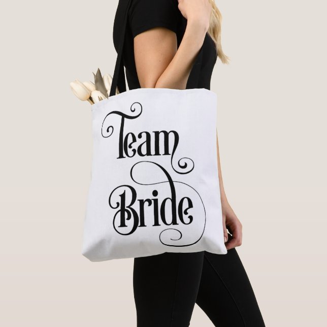 Tote Bag Équipe de la mariée (De près)