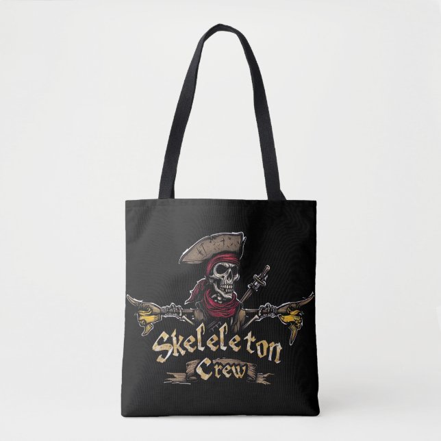 Tote Bag Équipe de squelette (Devant)