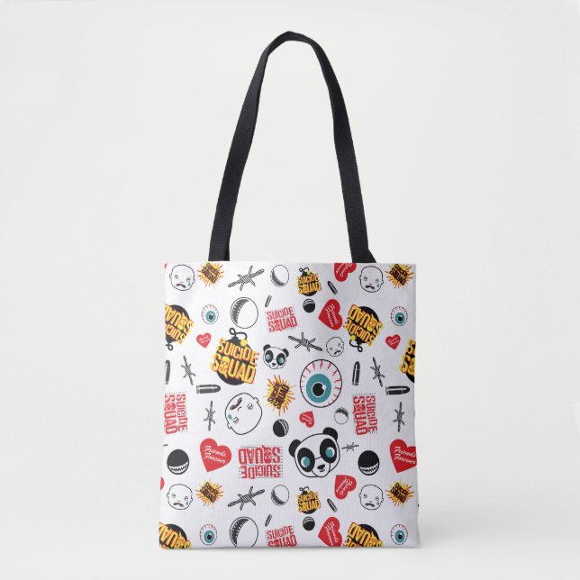 Tote Bag Équipe de suicide | Friends Forever Motif (Devant)