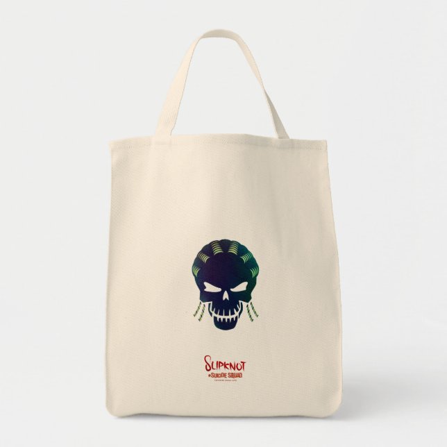 Tote Bag Équipe de suicide | Icône de tête de point (Devant)
