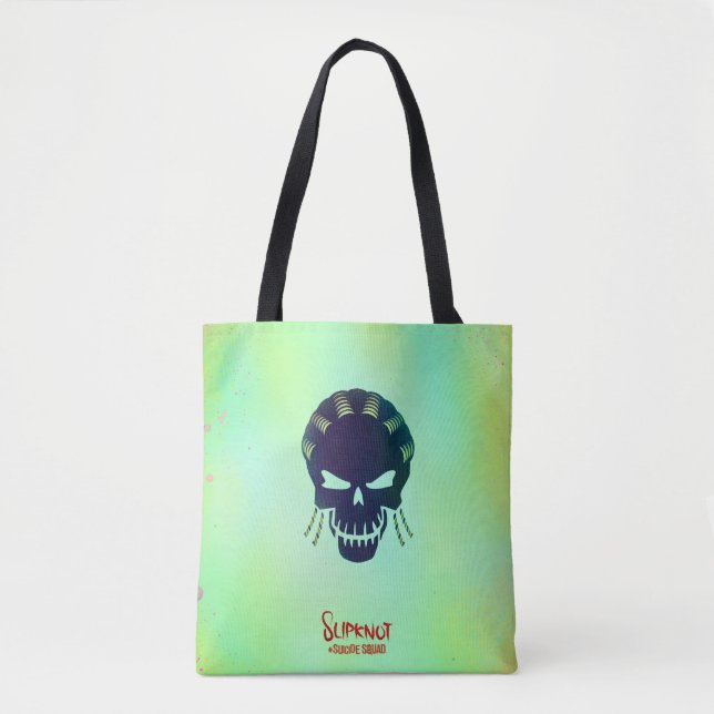 Tote Bag Équipe de suicide | Icône de tête de point (Devant)