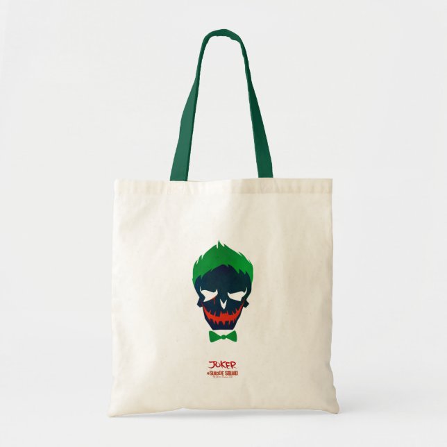 Tote Bag Équipe de suicide | Icône Tête de joker (Devant)